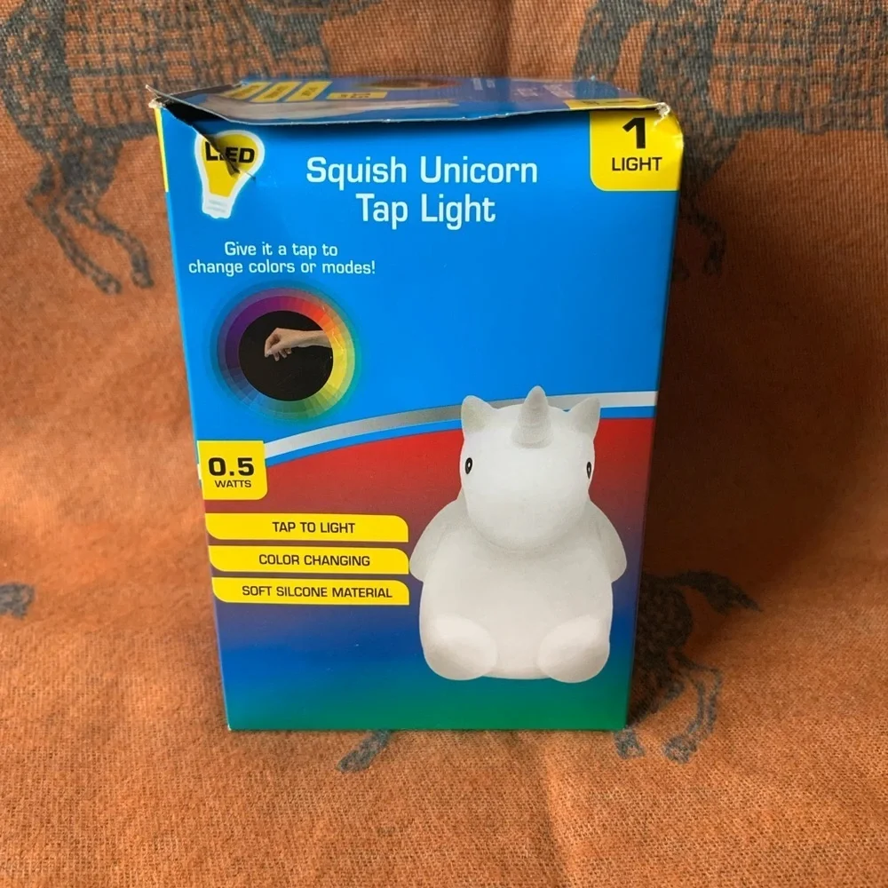 Squish Unicorn Tap Light